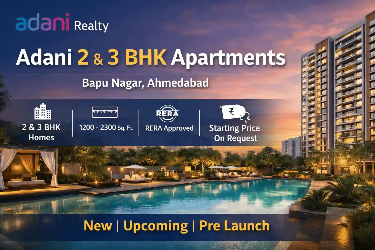 Adani Bapu Nagar Apartments Banner