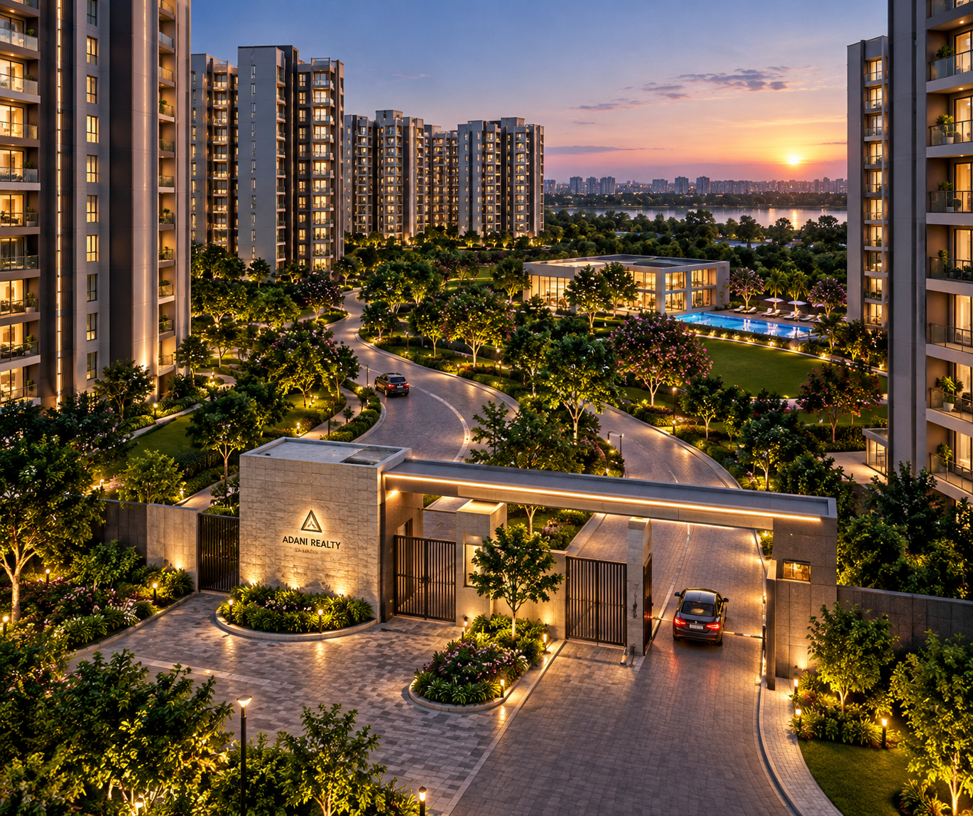 Representative premium residential property visual for Adani Koteshwar Township