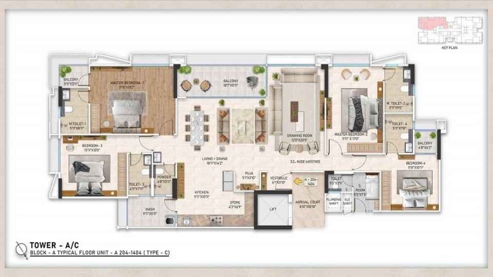 Adani Suryagram floor plan1