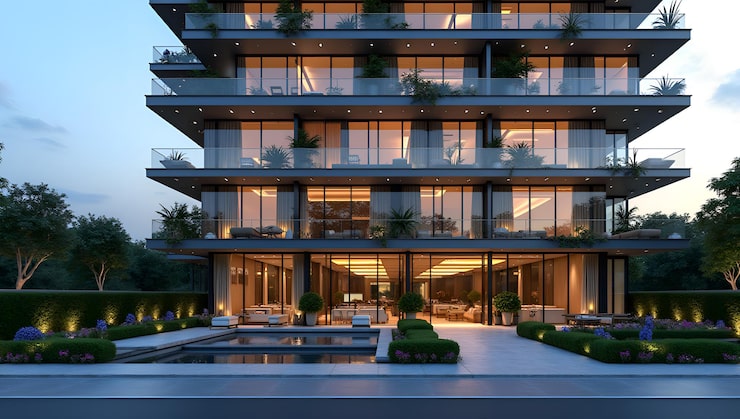 New 3 and 4 BHK projects under 2 crore in Bapunagar, Ahmedabad, artist impression