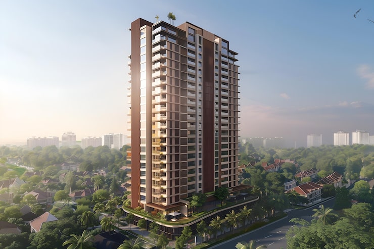 Upcoming premium homes in Bapunagar, Ahmedabad, artist impression