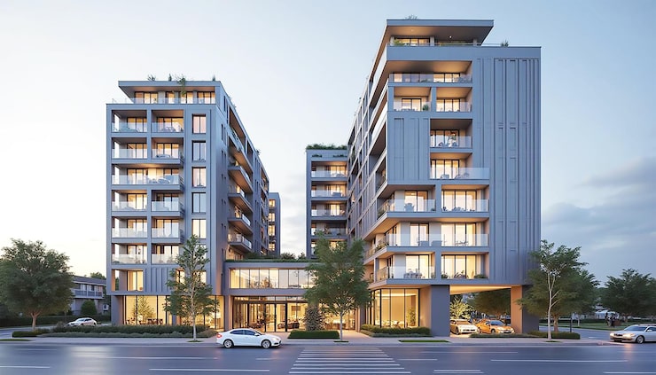 Upcoming 4 BHK homes in Bapunagar, artist impression