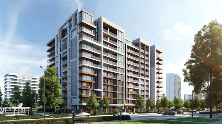 Pre launch flats in Bapunagar, Ahmedabad, artist impression