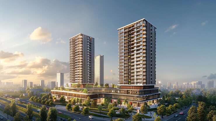 Pre launch shops and offices in Bapunagar, Ahmedabad, artist impression